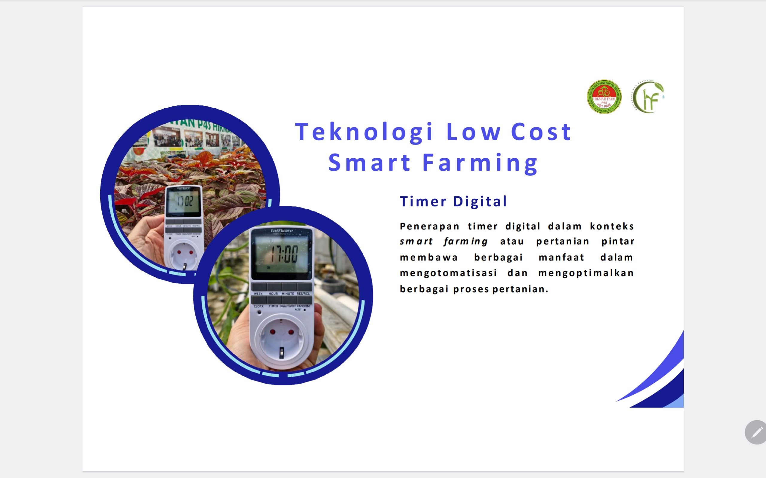 Teknologi Low Cost Smart Farming